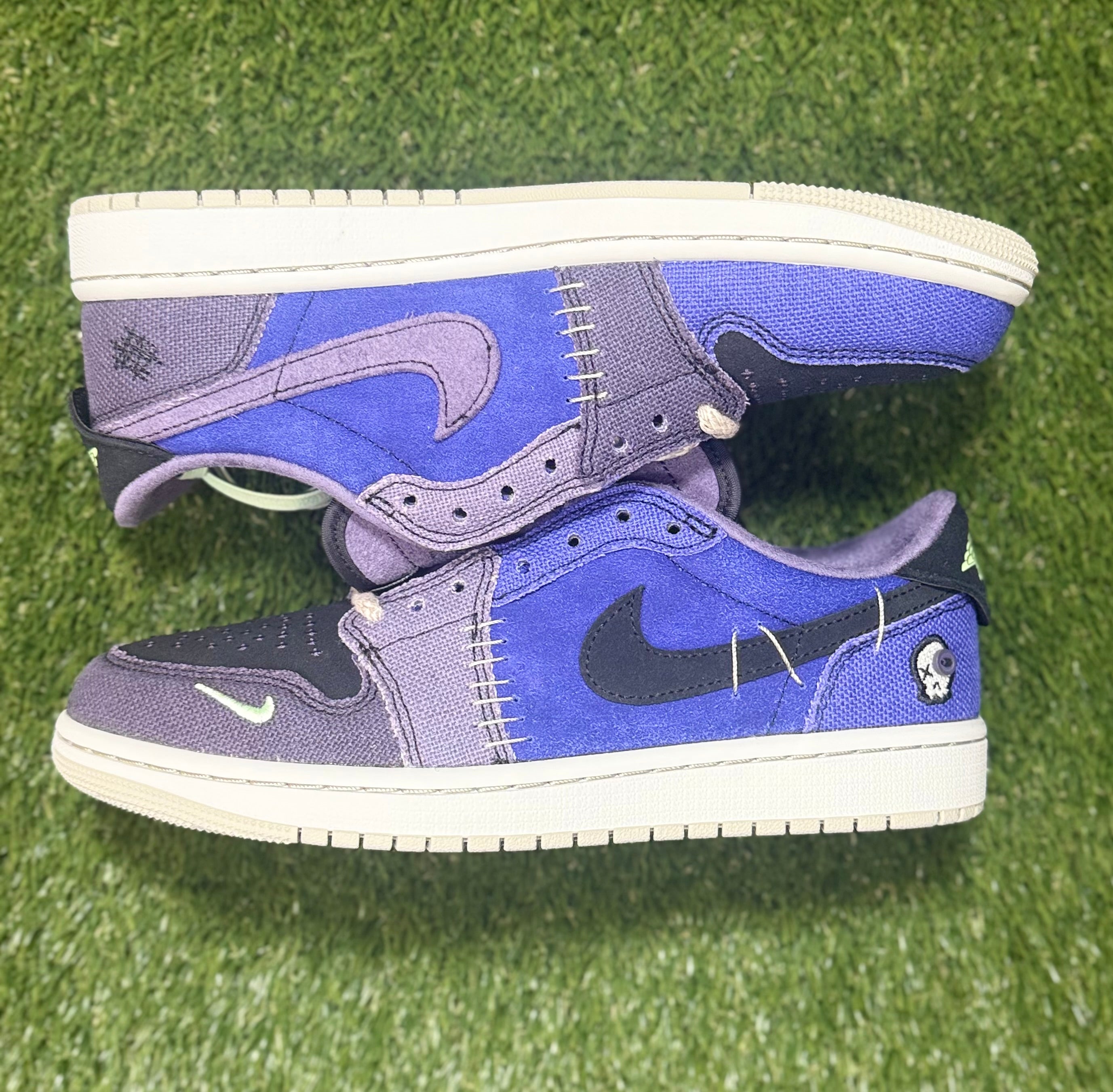 Men’s Zion Williamson x Air Jordan 1 Retro Low OG 'Voodoo Alternate size 7.5 (Damaged Box)