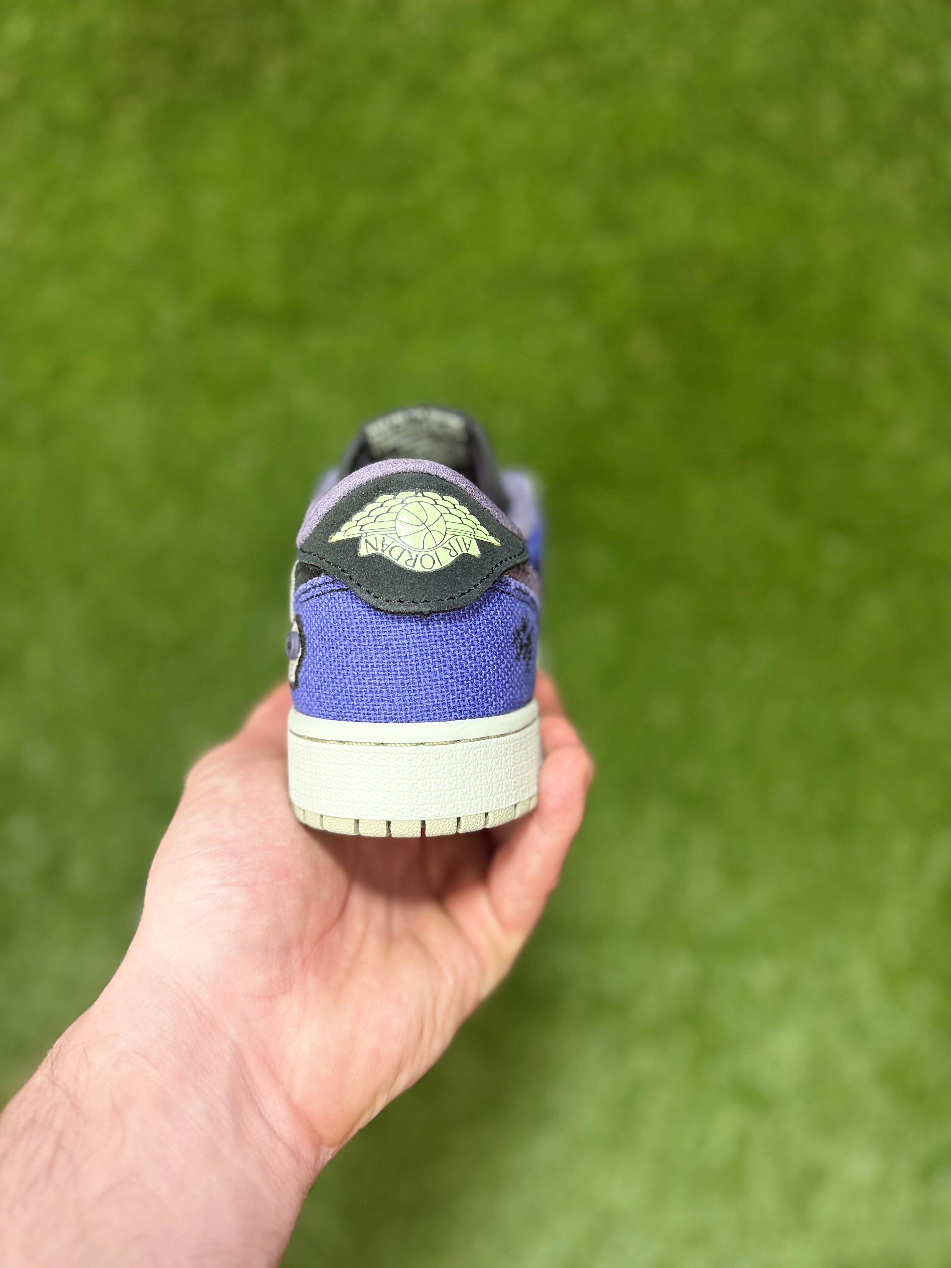 Youth Zion Williamson x Air Jordan 1 Retro Low OG 'Voodoo Alternate size 4.5Y (Damaged Box)