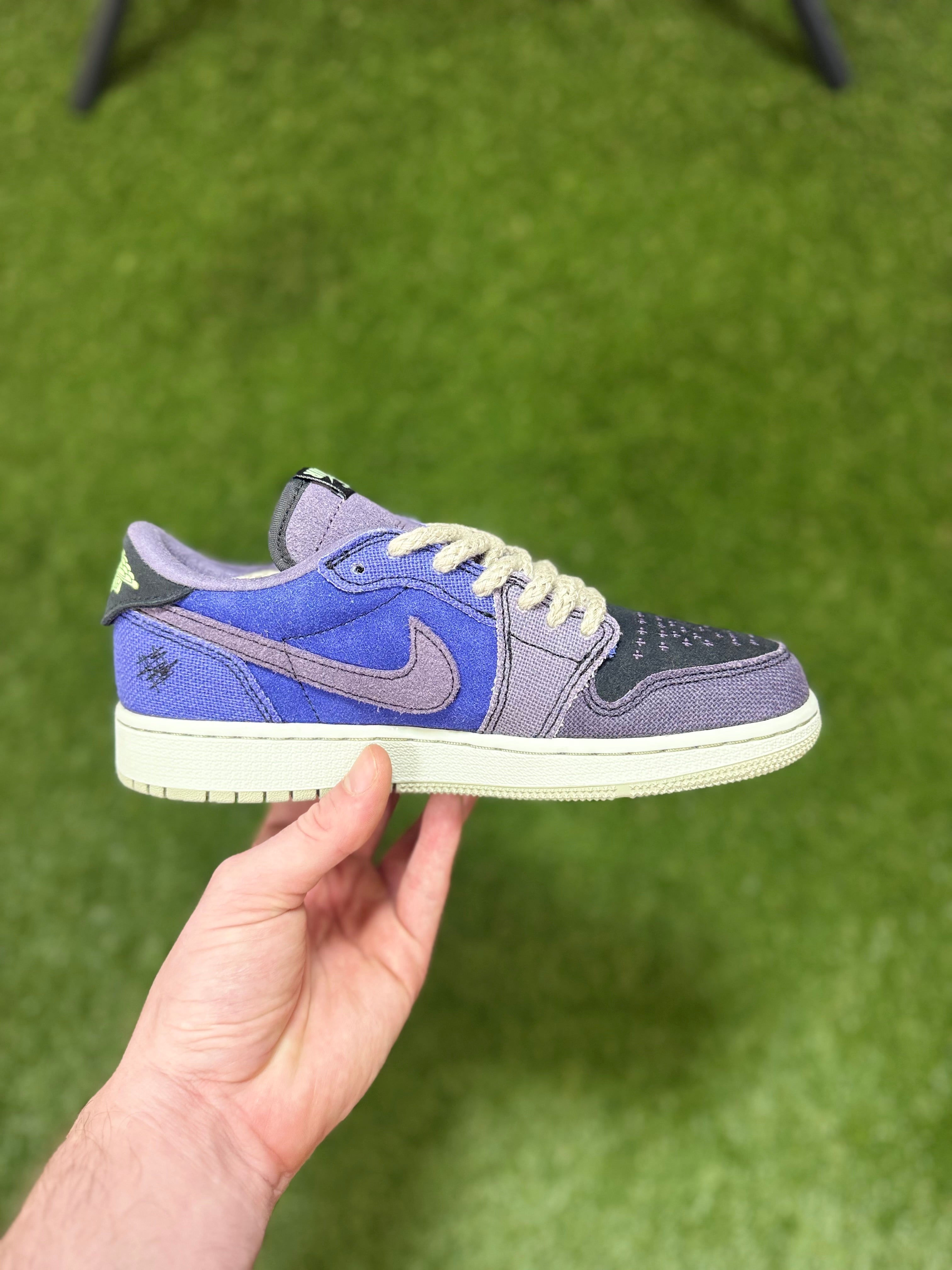 Youth Zion Williamson x Air Jordan 1 Retro Low OG 'Voodoo Alternate size 4.5Y (Damaged Box)