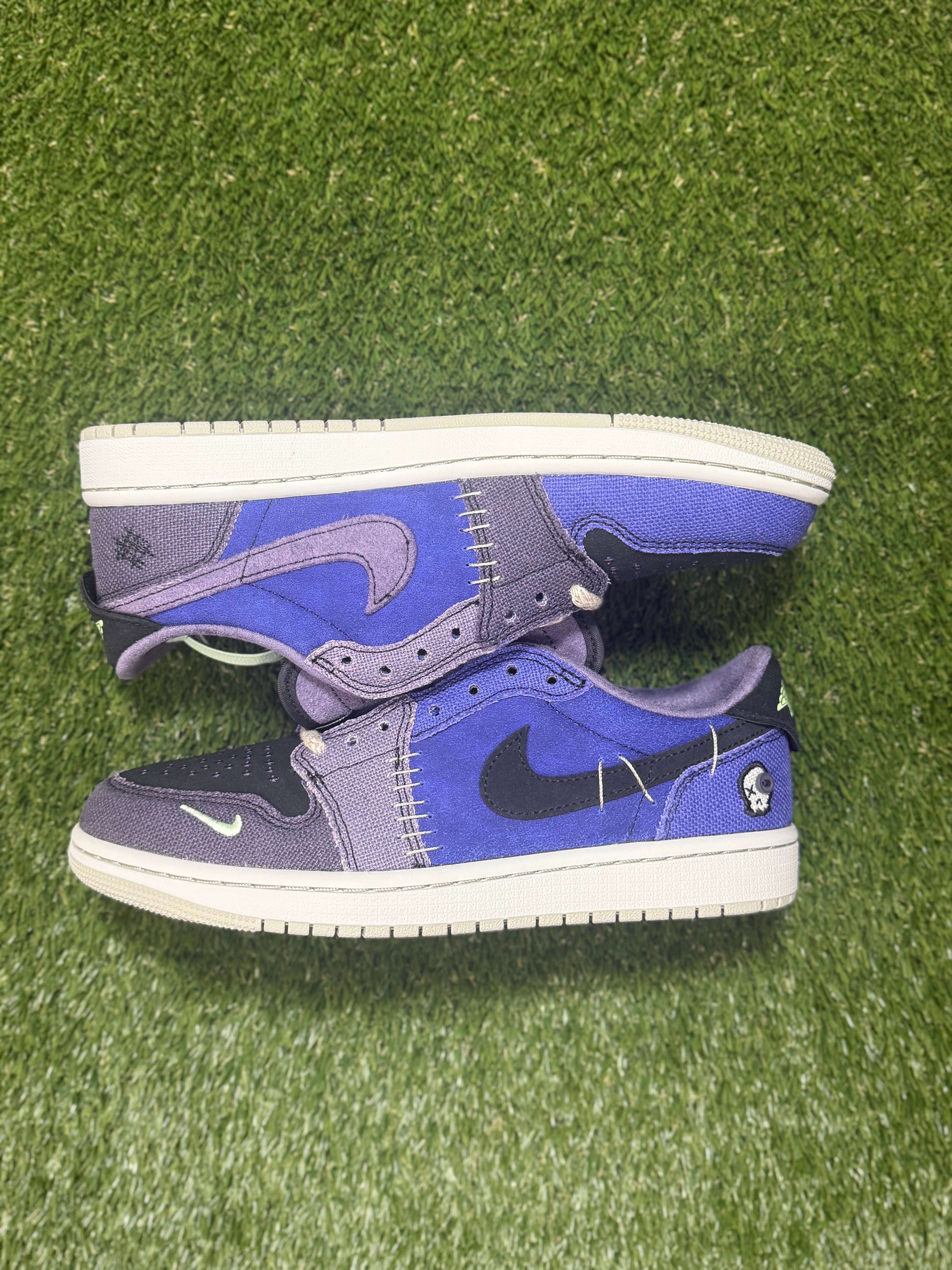 Men’s Zion Williamson x Air Jordan 1 Retro Low OG 'Voodoo Alternate size 7.5 (Damaged Box)