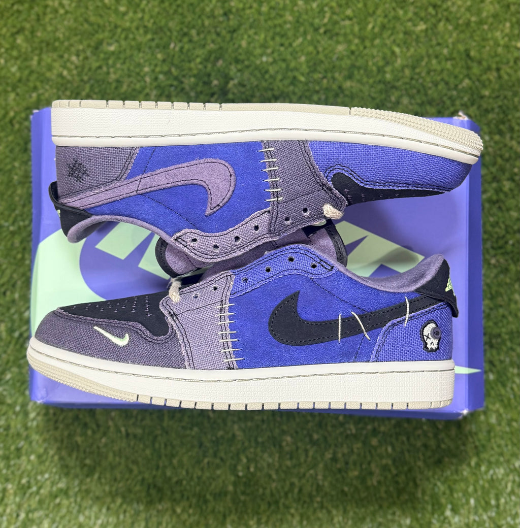 Men’s Zion Williamson x Air Jordan 1 Retro Low OG 'Voodoo Alternate size 7.5 (Damaged Box)