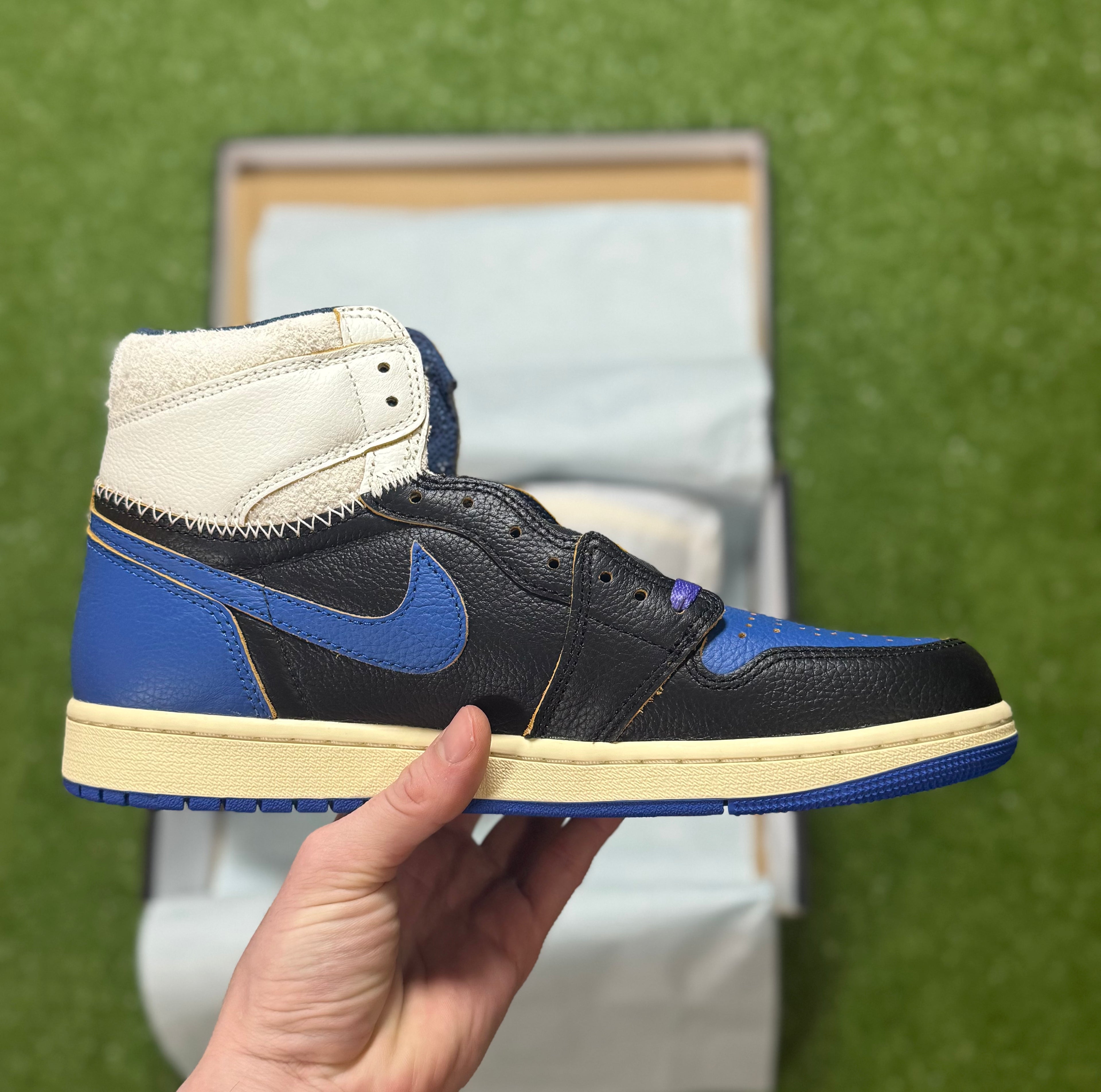 Jordan 1 Retro High OG SP Fragment x Union LA Sport Royal