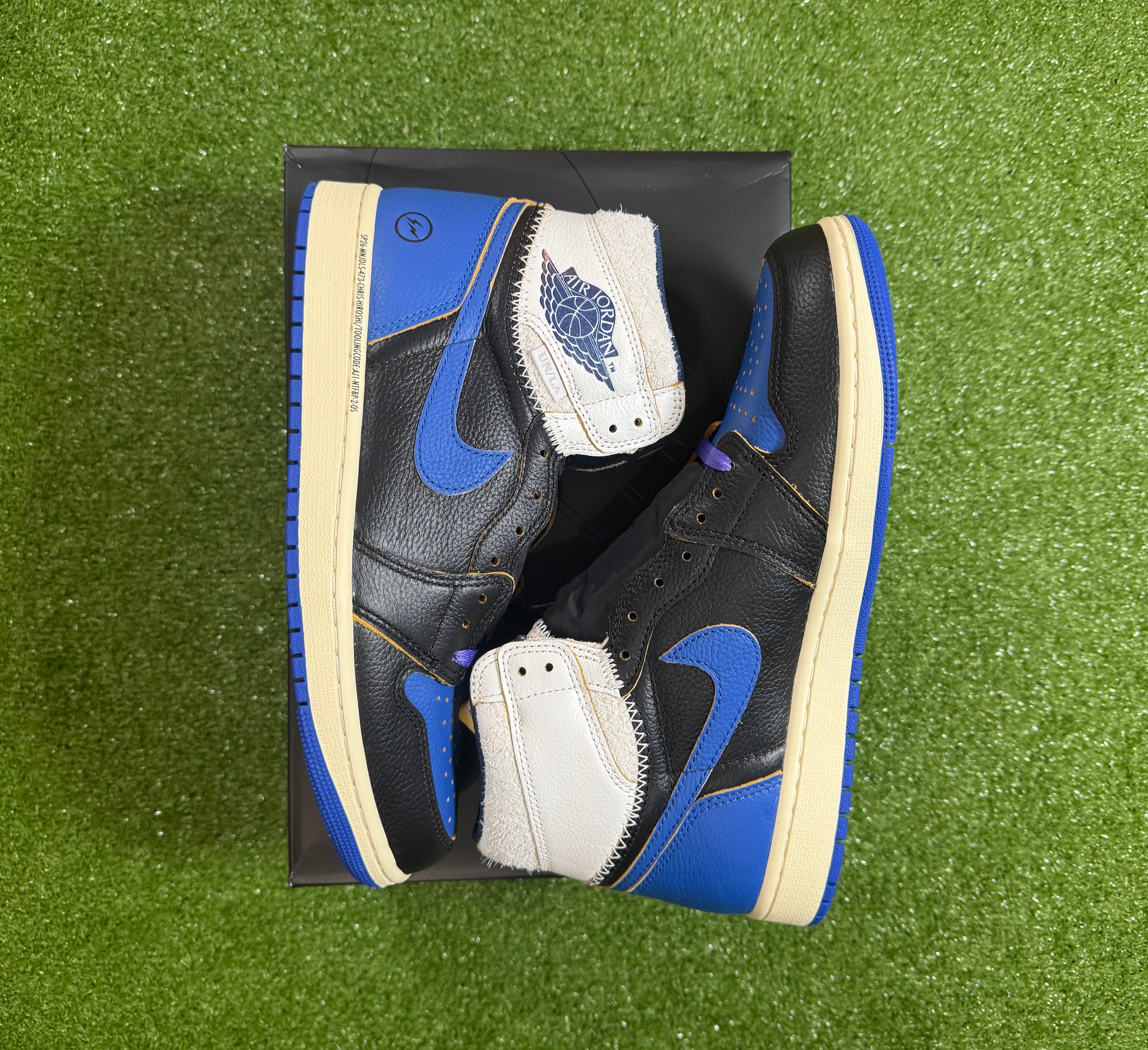 Jordan 1 Retro High OG SP Fragment x Union LA Sport Royal