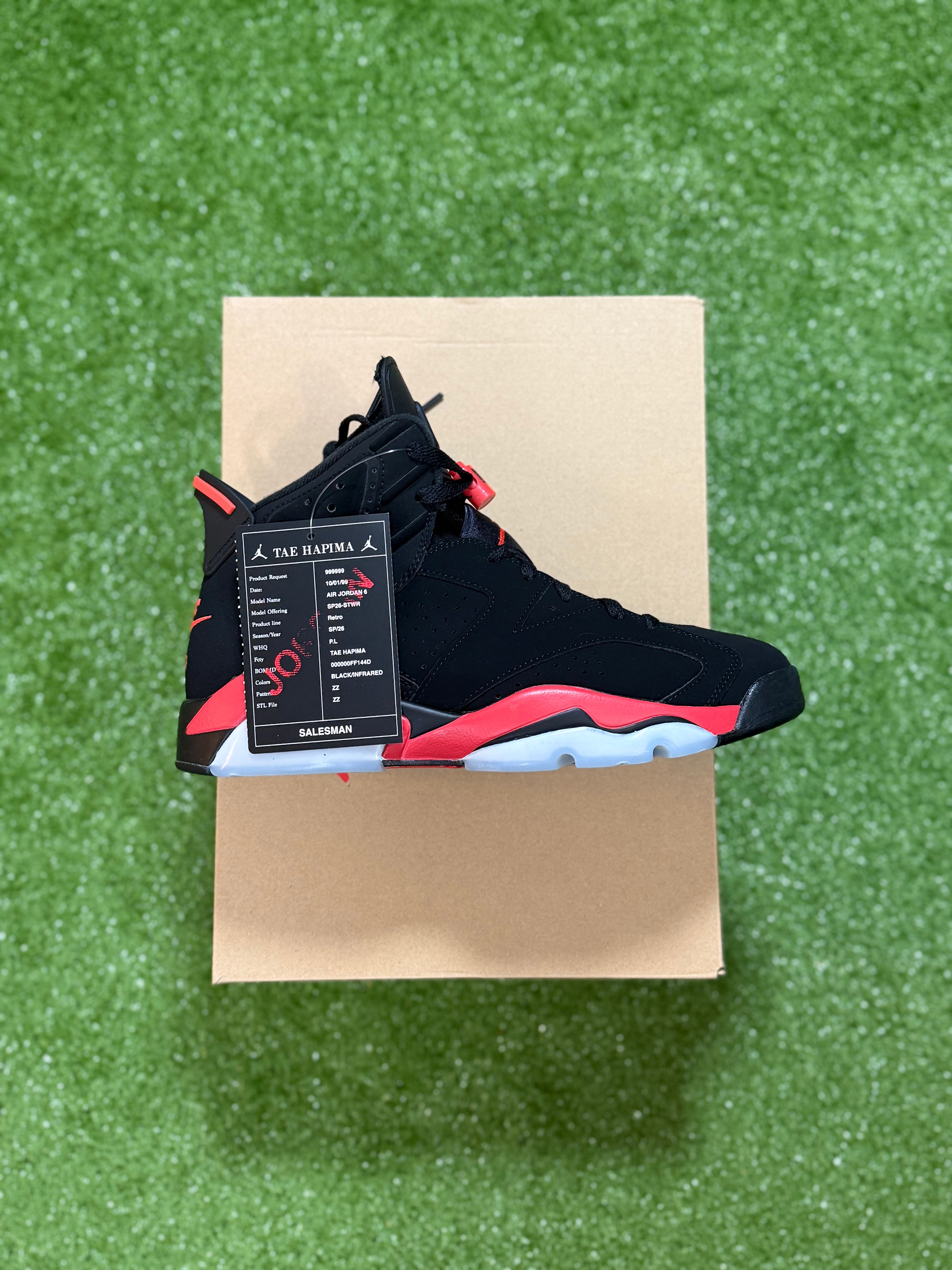 Jordan 6 Retro Infrared Salesman
