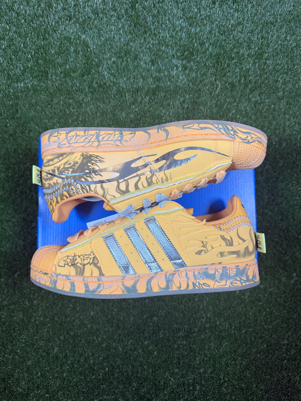 Adidas Superstar X Hellstar Hazy Orange Creamsicle
