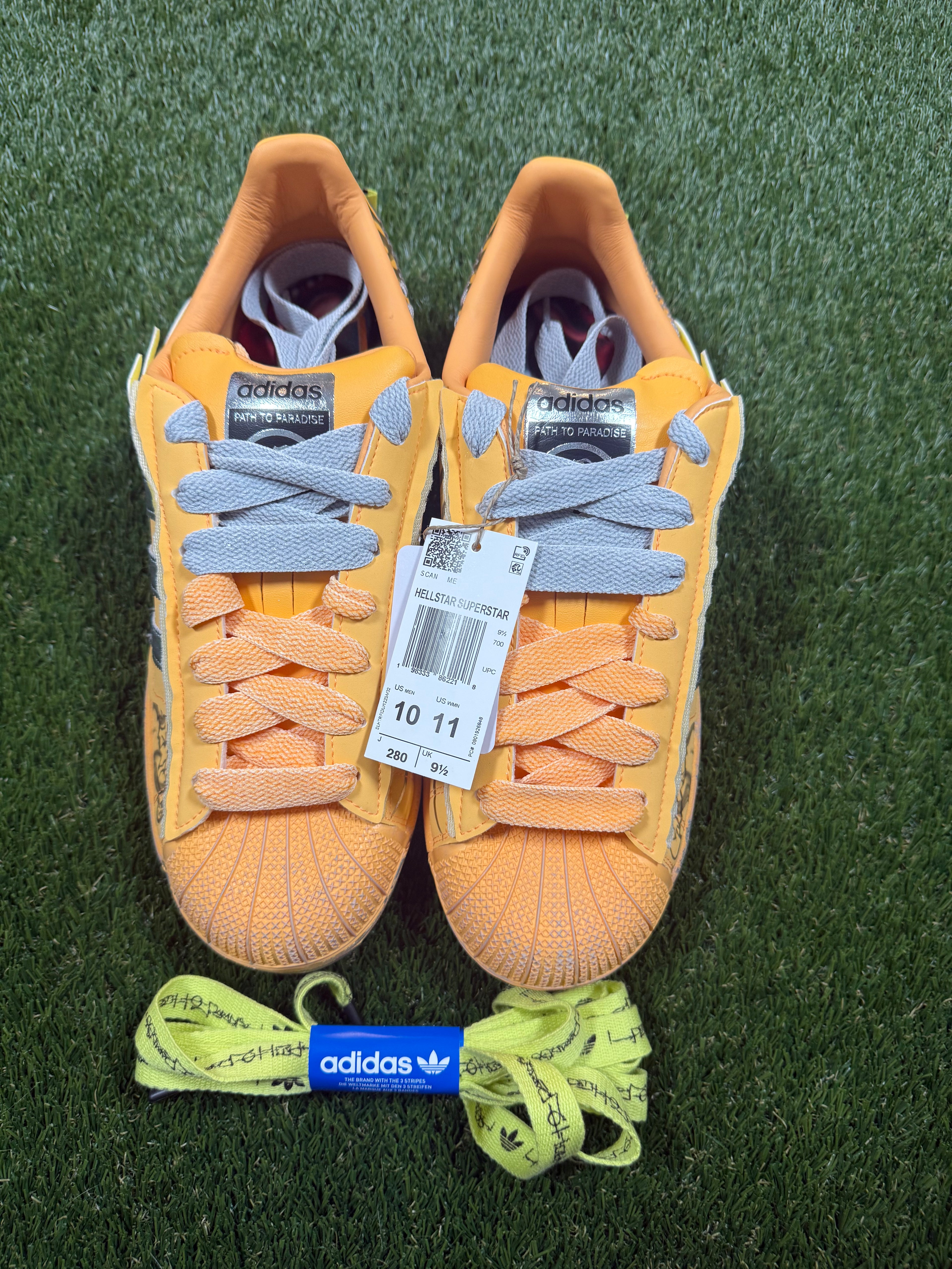 Adidas Superstar X Hellstar Hazy Orange Creamsicle