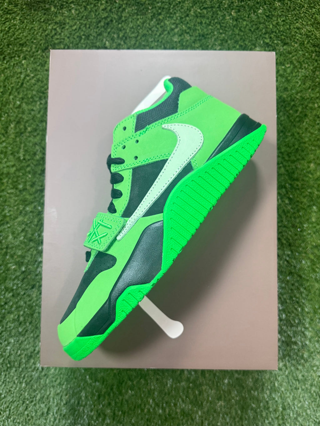 Air Jordan CJ1 T-Rexx  Travis Scott Green Spark
