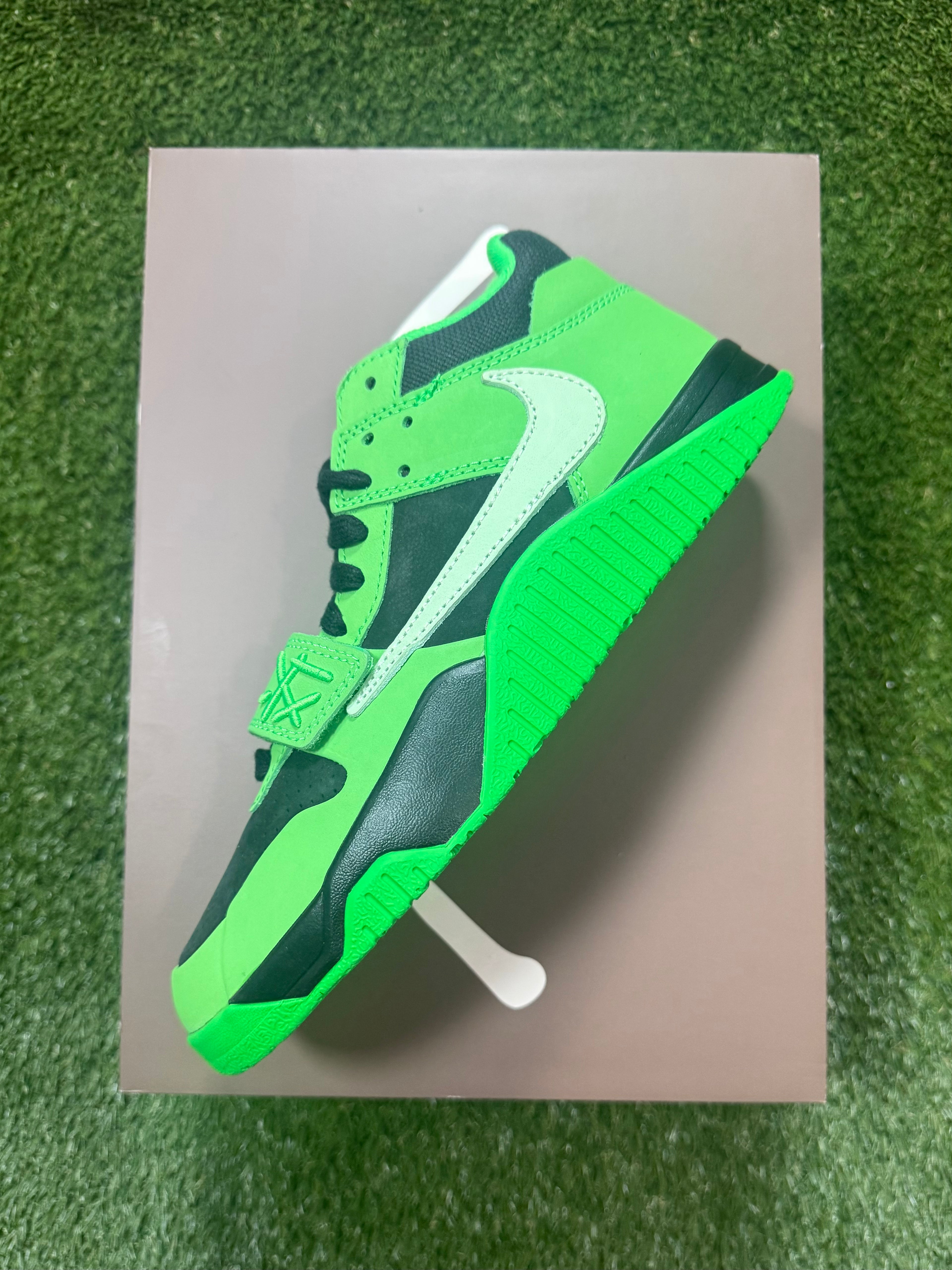 Air Jordan CJ1 T-Rexx  Travis Scott Green Spark