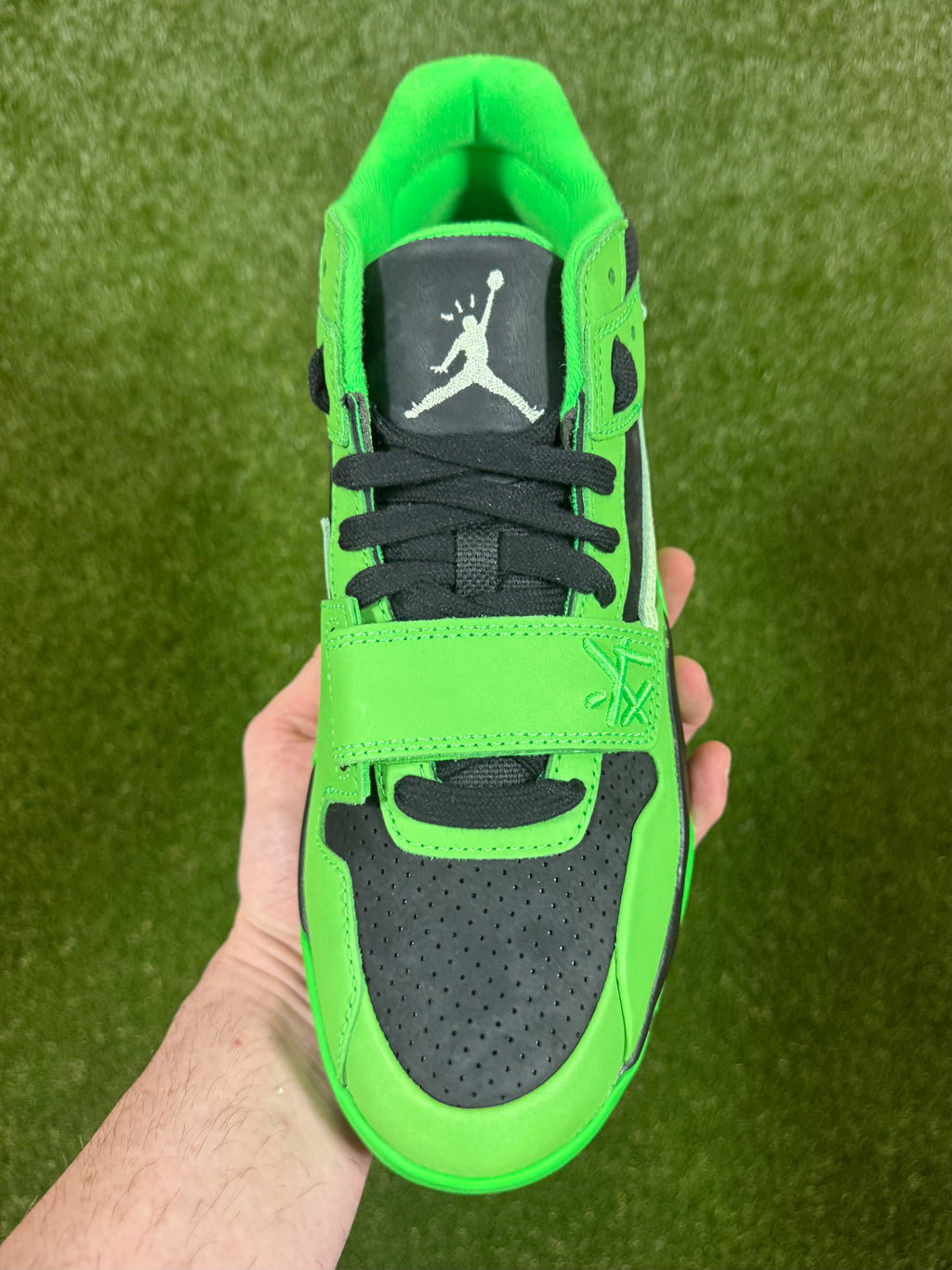Air Jordan CJ1 T-Rexx  Travis Scott Green Spark